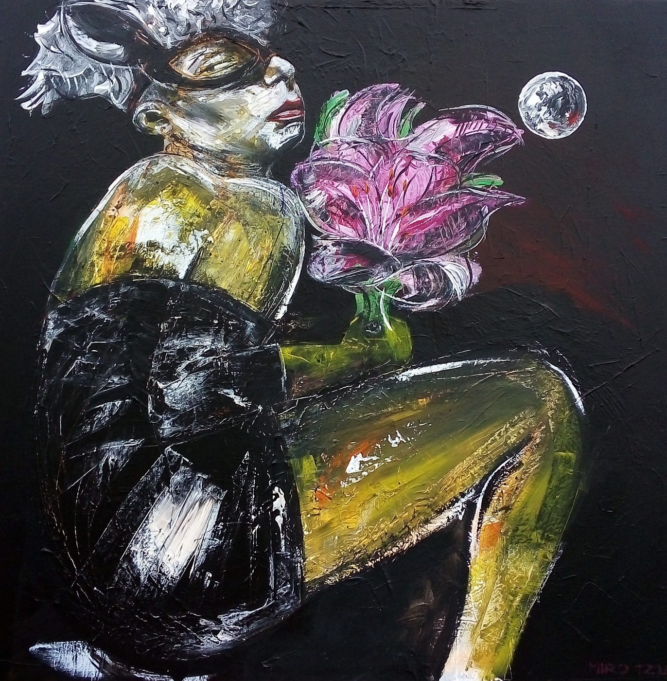 2024 · akryl na plátně · 130 × 130 cm