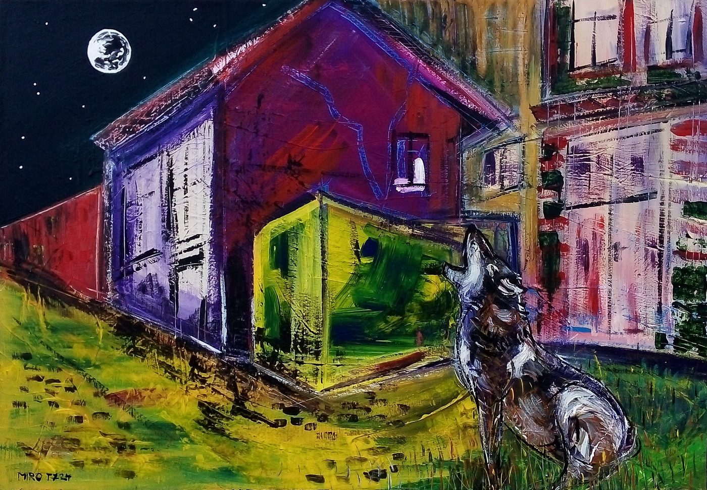 2024 · akryl na plátně · 110 × 80 cm